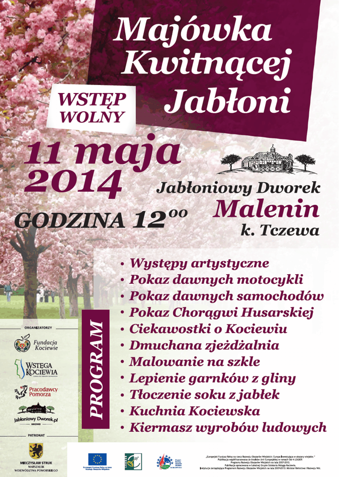 Wstęga Kociewia - Zaproszenie na Majówkę Kwitnącej Jabłoni 1 Wstęga Kociewia - zdjecia japko1