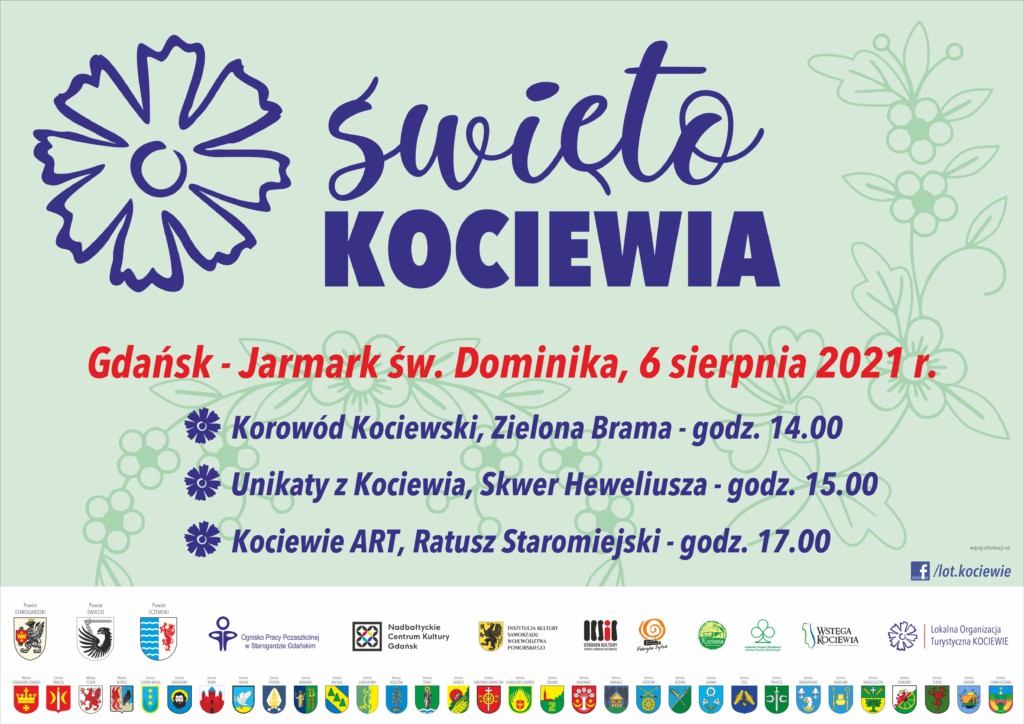Wstęga Kociewia - PLAKAT INFO swieto kociewia 2021