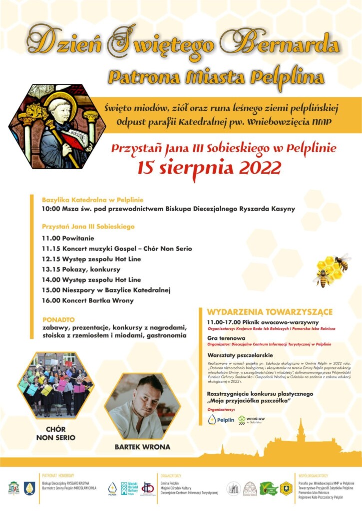 Wstęga Kociewia - Zaproszenie na Dzień św. Bernarda w Pelplinie! 1 Wstęga Kociewia - Plakat Dzien sw. Bernarda w Pelplinie 003