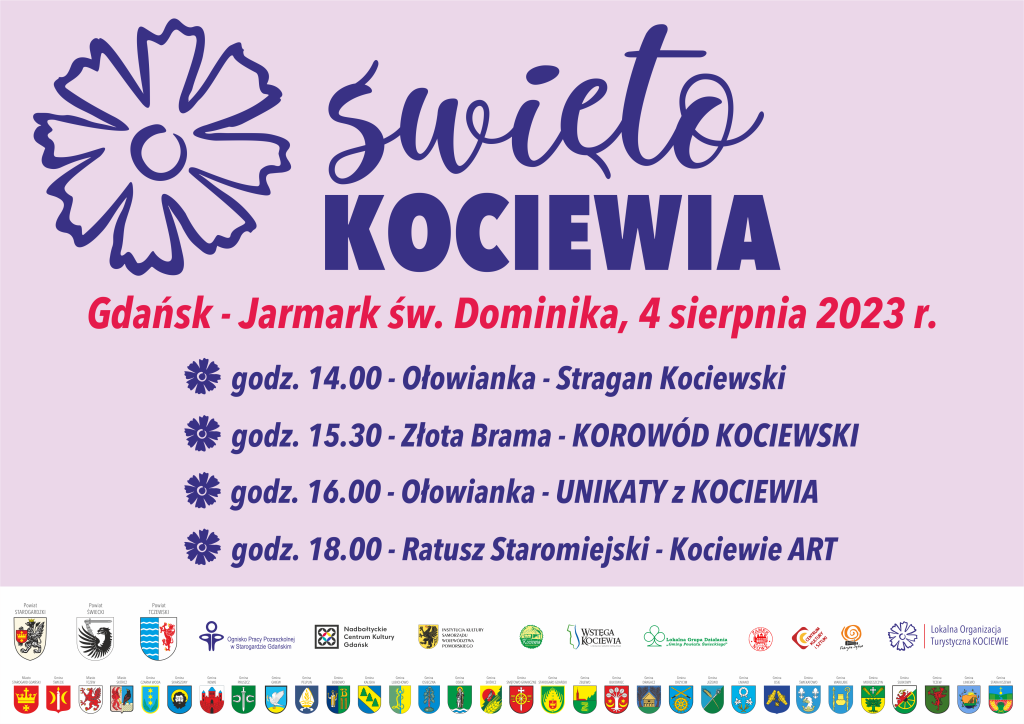 Wstęga Kociewia - PLAKAT swieto kociewia 2023