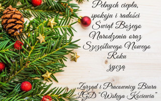 Wstęga Kociewia - Zyczenia Boze Narodzenie 2023