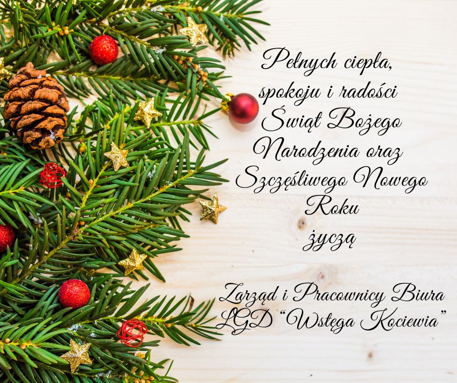 Wstęga Kociewia - Zyczenia Boze Narodzenie 2023