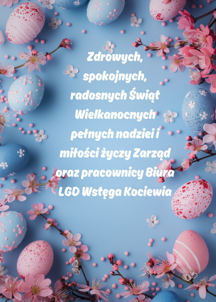 Wstęga Kociewia - Zyczenia wielkanocne 2024