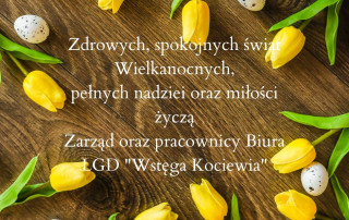 Wstęga Kociewia - wielkanoc 2024 zyczenia