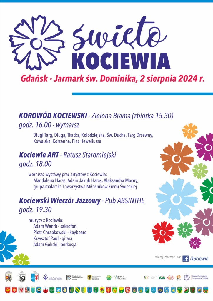 Wstęga Kociewia - Święto Kociewia już 2 sierpnia! 1 Wstęga Kociewia - AFISZ swieto kociewia 2024