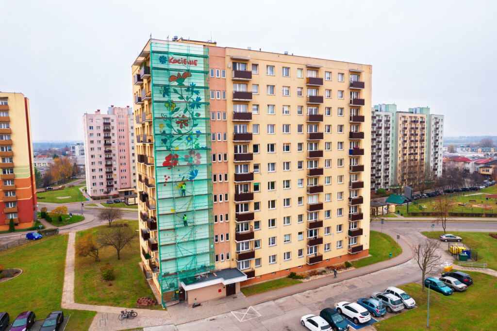 Wstęga Kociewia - Powstaje mural inspirowany haftem kociewskim - wpis gościnny 4 Wstęga Kociewia - Powstaje mural inspirowany haftem kociewskim FOT P Janicki WHITEDRON 4