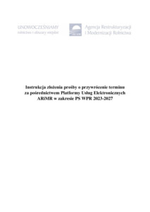 Wstęga Kociewia - Instrukcja zlozenia prosby o przywrocenie terminu pdf
